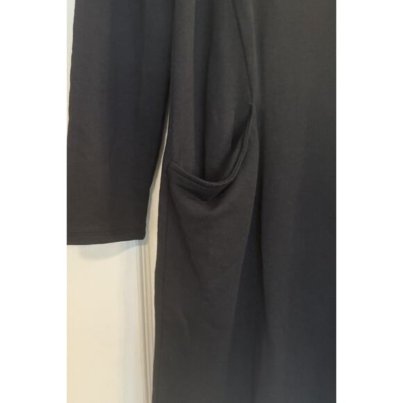 Pure Jill J Jill Dress Sz S Black Modal Stretch Lagenlook Teacher Casual Comfy - Picture 4 of 11